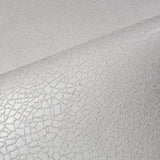 A712 Glassbeads sparkle White metallic fractal cracks geo lines textured Wallpaper 3D