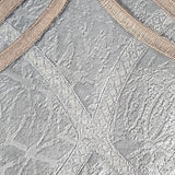 Z38046 Gray bronze metallic diamond trellis lines faux concrete textured Wallpaper roll
