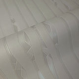 Z90016 Herringbone Zig zag lines Chevron Beige Cream metallic textured Wallpaper rolls