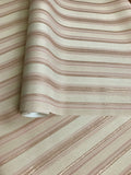 8523-02 Rose Gold Pink Stripe Wallpaper