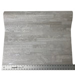 255013 Faux Animal Fur Tile Silver Textured Planks Wallpaper
