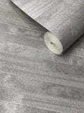 255013 Faux Animal Fur Tile Silver Textured Planks Wallpaper