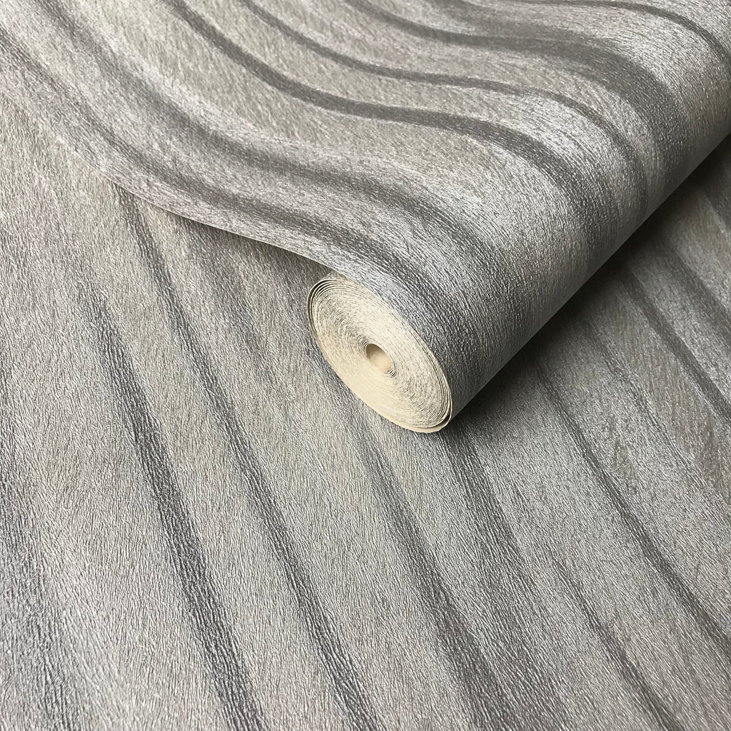 255033 Silver Grey Satin Shine Textured Wallpaper – wallcoveringsmart