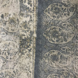 310030 Paisley Blue White faux Rustic carpet Wallpaper