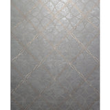 Z38039 Light Gray gold metallic diamond trellis faux concrete textured modern Wallpaper