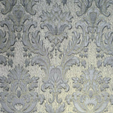 M1231 Gray silver gold crashed foil victorian damask Wallpaper