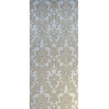M1233 Murella Ivory silver tan gold metallic Victorian damask Wallpaper