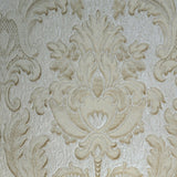 M1239 Zambaiti Ivory cream beige gold Victorian damask Wallpaper