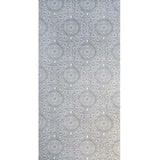 M1259 Zambaiti Lace flowers Gray Silver faux fabric Wallpaper