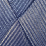 M16020 Zambaiti royal indigo blue silver metallic textured diamond 3D lines Wallpaper