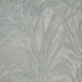 M23001 Floral Gray Silver palm tree leaves branches Wallpaper
