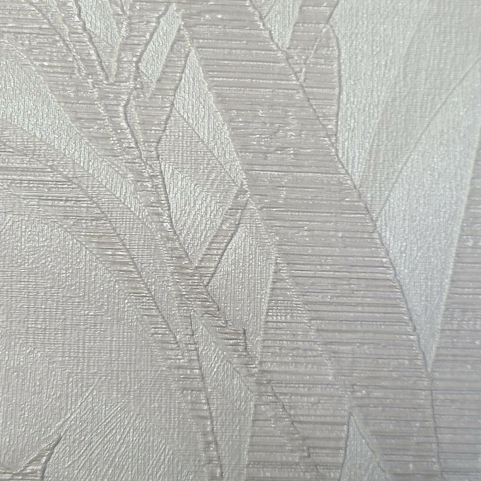 M23005 Floral Ivory off White cream palm tree leaves branches 