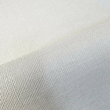 M23017 White plain faux fabric vinyl textured Wallpaper