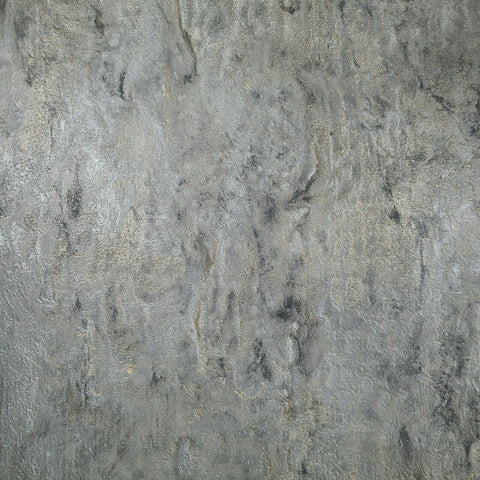 M23028 Rustic Gray silver gold faux stone plaster imitation Wallpaper ...