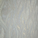 M25031 Taupe tan gold wave lines faux fabric Wallpaper