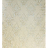 M41321 Victorian Cream champagne tan gray gold metallic wallpaper damask
