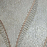 M50004 Zambaiti Tan Cream gray Bronze metallic diamond Wallpaper