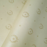 M5247 Royal yellow gold faux fabric textured Baroque Wallpaper