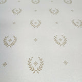 M5251 Royal cream gold faux fabric Aristocratic Baroque Wallpaper