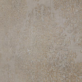 M5652 Tan cream gold metallic diamond damask faux fabric textured Wallpaper