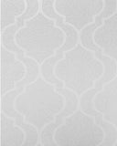 Z21132 Marrakesh Wallpaper grayish off white faux mica textured geometric trellis lines