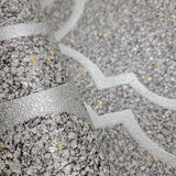 Z21125  Marrakesh gray silver gold metallic faux mica textured Wallpaper