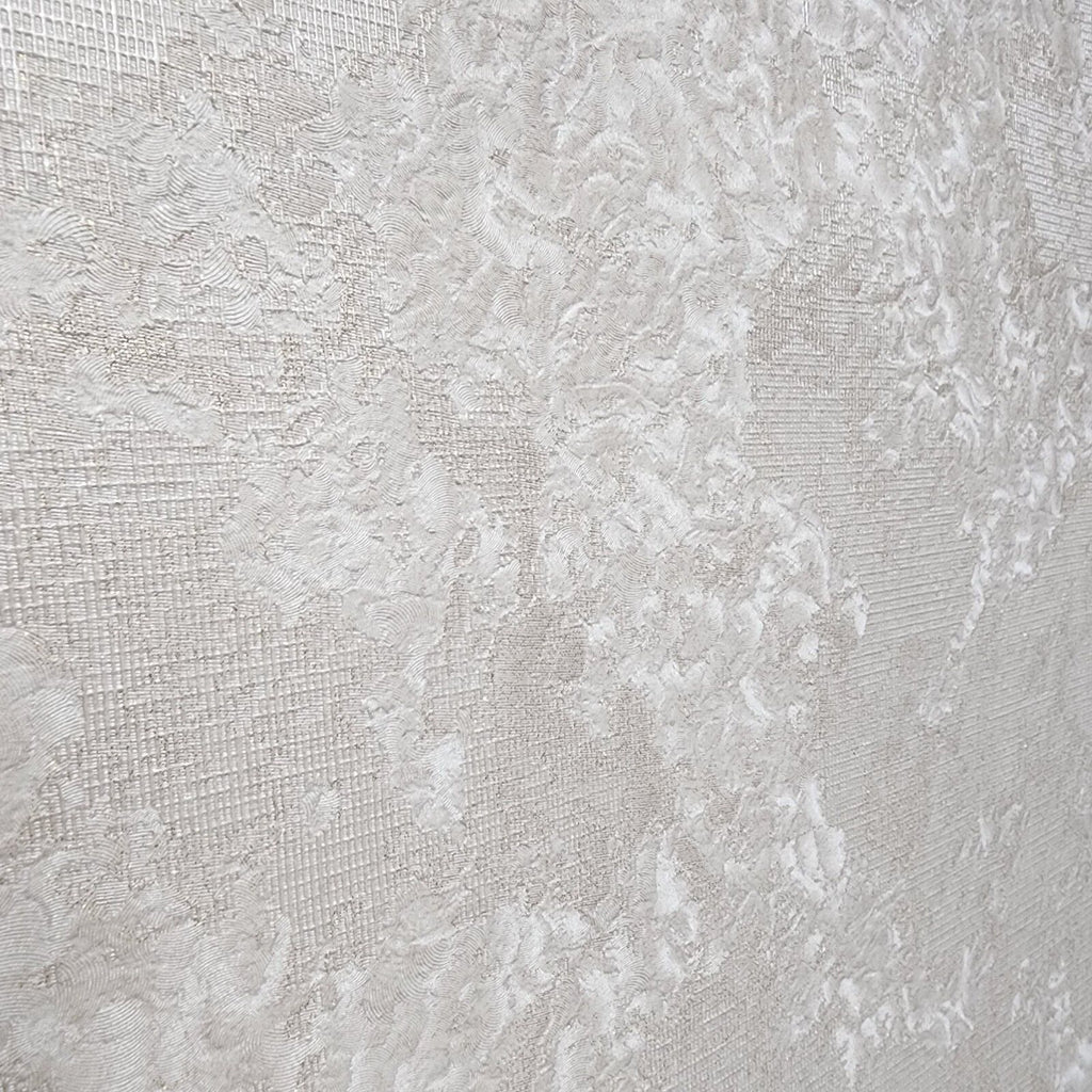 M25006 Modern Distressed plain ivory off white faux woven fabric textu ...