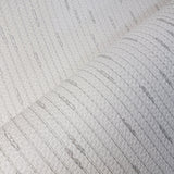M50546 Modern Textured Wallpaper gray silver vertical lines wallcovering 3D