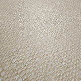 Z3443 Modern ivory off white gold Metallic faux woven fabric textured wallpaper rolls