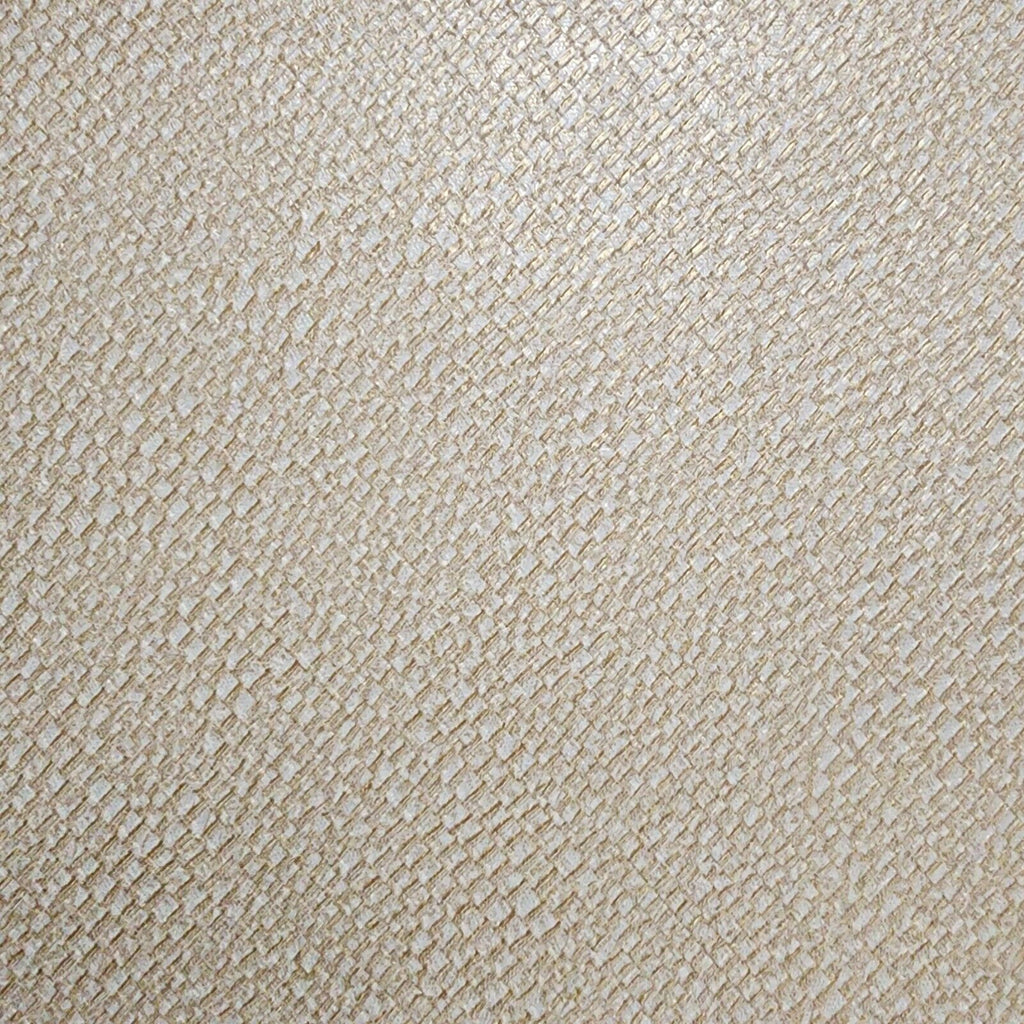 Z3443 Modern ivory off white gold Metallic faux woven fabric textured ...