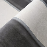 Z38021 Modern lines white gray stripes faux fabric textured striped Wallpaper rolls 3D