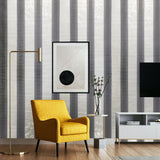 Z38021 Modern lines white gray stripes faux fabric textured striped Wallpaper rolls 3D