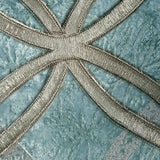 Z38037 Modern Wallpaper teal green blue bronze metallic diamond trellis textured