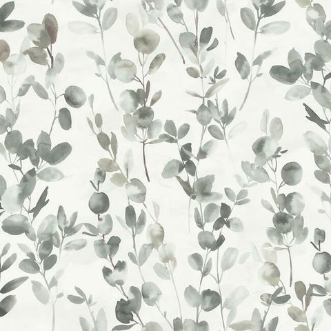 OS4315 Wallpaper Gray Floral JOYFUL EUCALYPTUS
