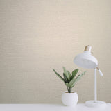 121059 Plain Contemporary oatmeal taupe faux silk fabric textured modern wallpaper roll