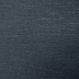 121062 Plain Dark Blue Gold Metallic plain faux silk fabric textured modern wallpaper