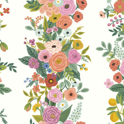 RP7310 GARDEN PARTY TRELLIS White Pink Wallpaper Rifle Paper Co. Second Edition