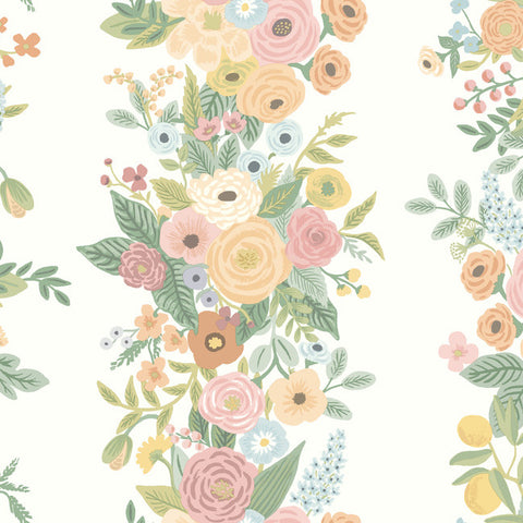 RP7311 GARDEN PARTY TRELLIS White Pink Wallpaper Rifle Paper Co. Second Edition