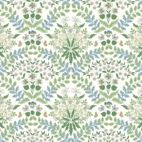 RP7323 Rifle Paper Co. Second Edition Green Wallpaper BRAMBLE