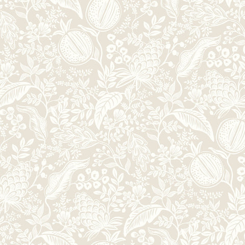 RP7388 Floral Beige Wallpaper Textured POMEGRANATE