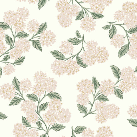 RP7393 HYDRANGEA Beige pink Wallpaper Rifle Paper Co. Second Edition
