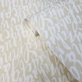 SD3730 Ronald Redding Masterworks white beige cream Novelty hand writing Wallpaper 3D