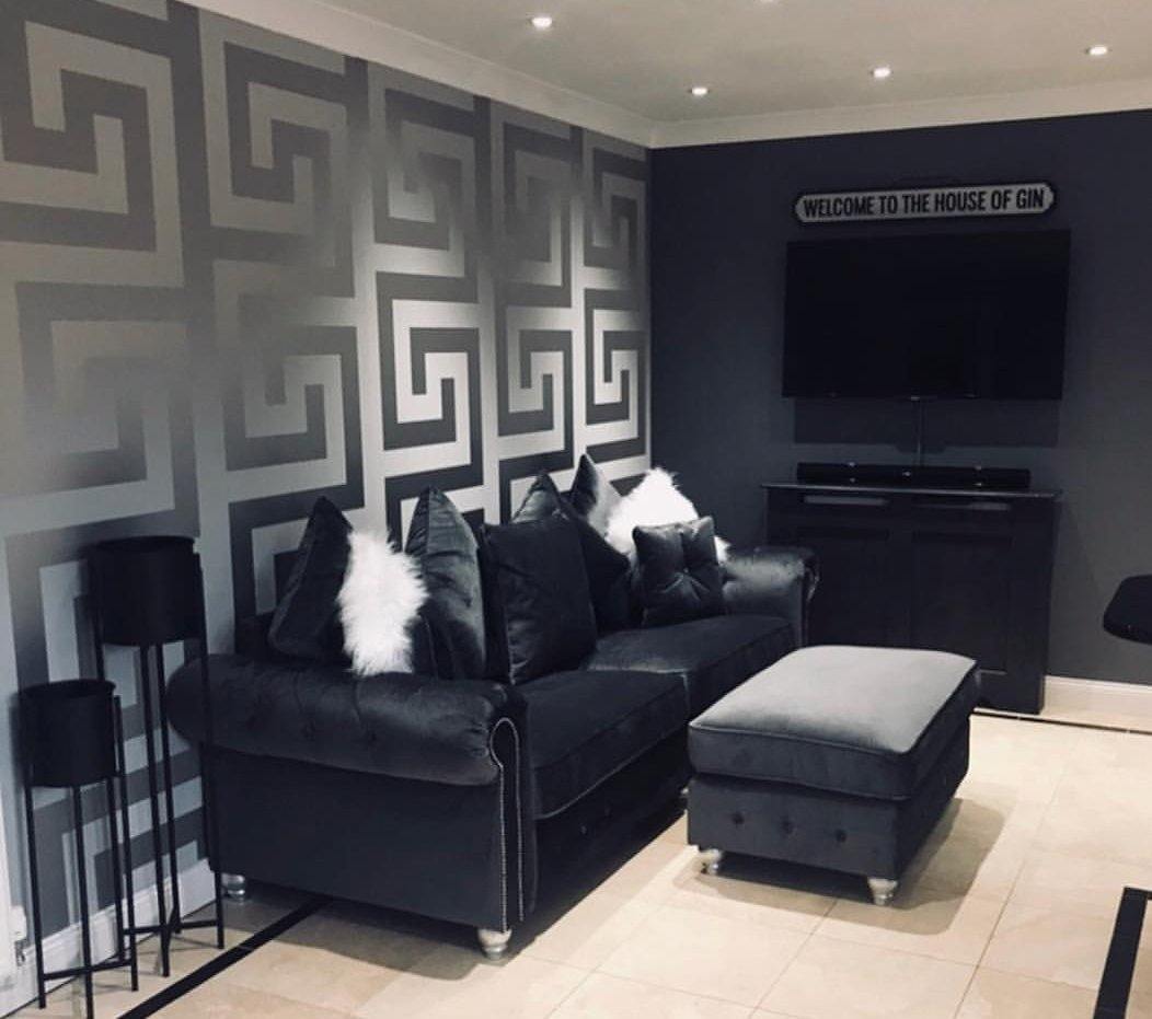 Versace living room wallpaper Clearance