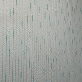 M50544 Textured Wallpaper gray turquoise green faux fabric vertical lines