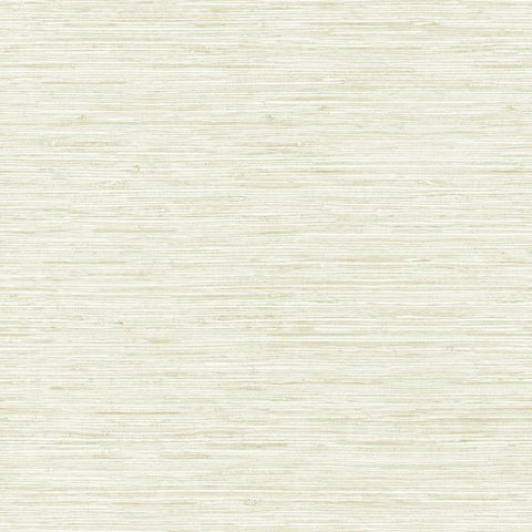 WB5501 York Horizontal Faux Grasscloth Vanilla Wallpaper