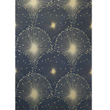WM30553101 Black Gold dandelion textured Wallpaper 