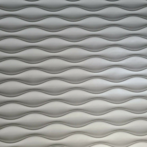 WM3170001 Wave lines 3D illusion white gray Wallpaper 