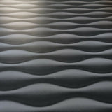 WM3171001 Wave lines 3D wavy illusion white gray black Wallpaper 