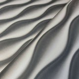 WM3171001 Wave lines 3D wavy illusion white gray black Wallpaper 