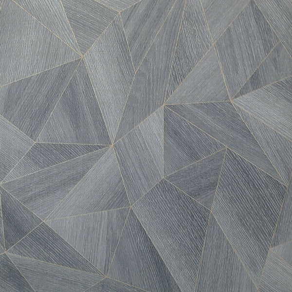 WM36133301 Grayish blue gold Geometric faux wood Wallpaper –  wallcoveringsmart